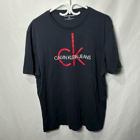 Men’s Iconic Calvin Klein logo shirt L - Picture 1 of 2